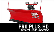 Pro Plus HD Straight Blade Snowplow